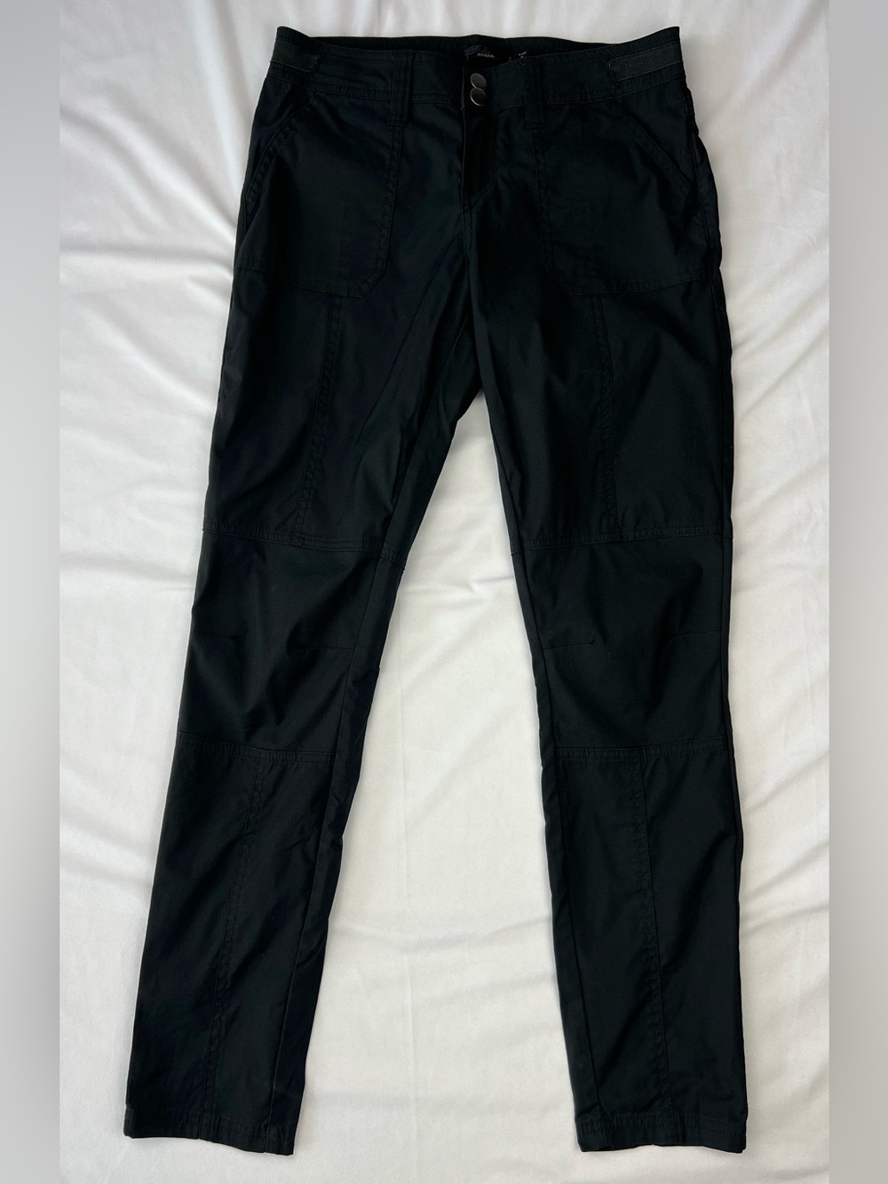 PrAna Women’s Essex Pants Size 2 Black Gorpcore Hiking Outdoor Utility - Picture 2 of 7